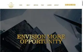 Envision Bay Consulting website