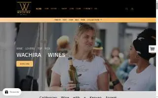 Wachira Wines website