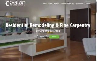 Canivet Construction website