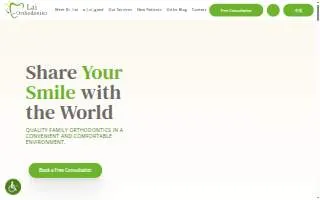 Lai Orthodontics website