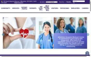 Alhambra Hospital Medical Center website