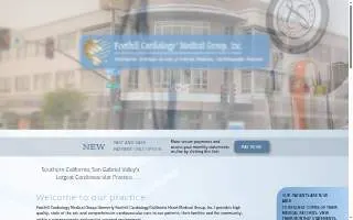 Foothill Cardiology Medical Group, Inc. of Alhambra website