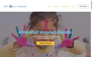 Little Otters Academy website
