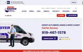 Roto-Rooter Plumbing & Water Cleanup website
