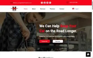 EMX Auto Repair of Altadena website