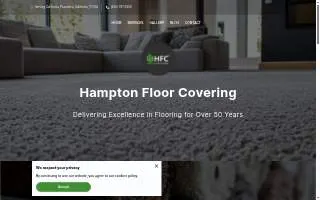 Hampton Floor Covering website