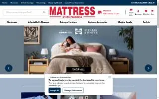 Mattress Store Pasadena of Altadena website