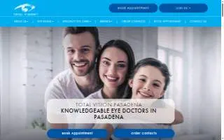 Total Vision Pasadena of Altadena website