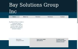 Bay Solutions Group Inc