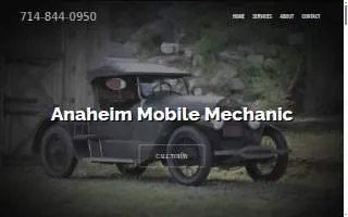 Anaheim Mobile Mechanic website