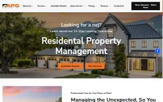 APG Properties of Anaheim website