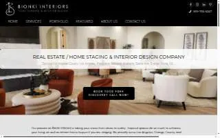 Bionki Interiors Home Staging & Interior Design of Los Angeles County: Pomona website