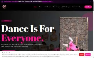 Destined to Dance Studio website