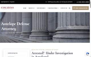 Couzens Criminal Defense of Antelope