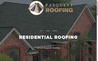 Pasquett Roofing Inc. website