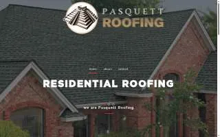 Pasquett Roofing Inc. website
