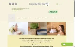 Serenity Day Spa of Antelope website