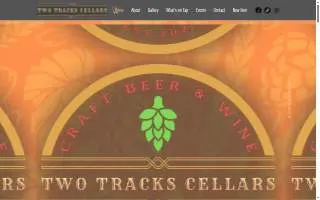 Two Tracks Cellars Brewery website
