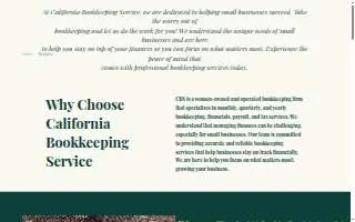 California Bookkeeping Services of Antioch website