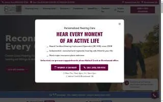 Contra Costa Hearing Aid Center of Antioch website