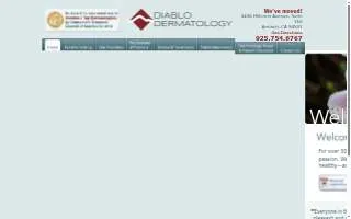 Diablo Dermatology website