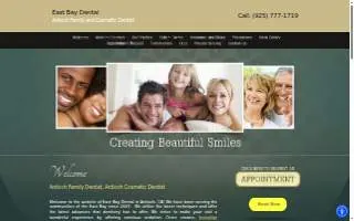 East Bay Dental website