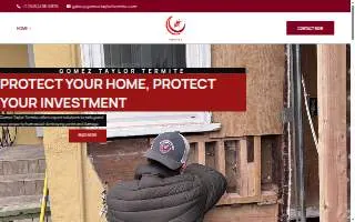 Gomez Taylor Termite website