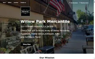 Willow Park Mercantile website