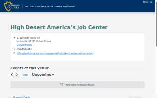 High Desert America`s Job Center of California