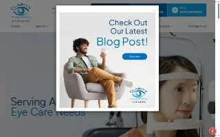Clarity Advanced Optometry website