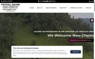Foothill Equine - Drs. Peralez, Brown, and Bennett website