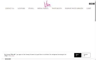 Viva Photo Studio of Arcadia website