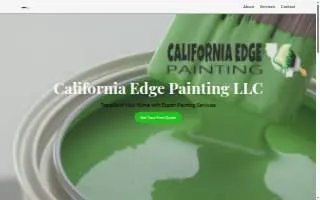 California Edge Painting LLC website