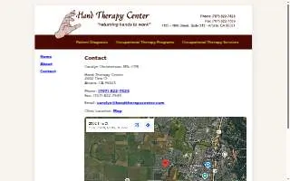 Hand Therapy Center website