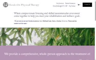 Hands-On Physical Therapy of Arcata website