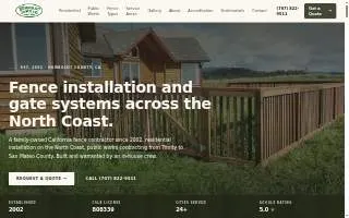 Humboldt Fence Company website