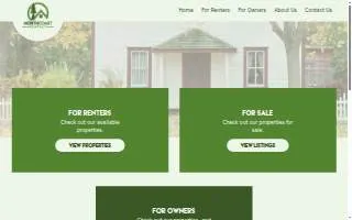 North Coast Rentals website