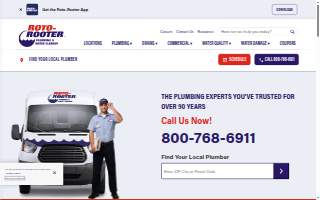 Roto-Rooter Plumbing website