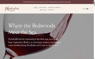 Septentrio Winery website