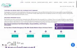 Elica Health Centers - 15th Street website