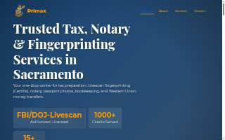 Primax Tax & Financial, Certifix Live scan, DMV Registration, Notary, Western Union