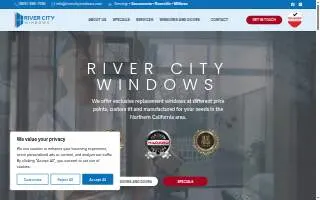 River City Windows of Arden-Arcade website