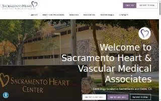 Sacramento Heart & Vascular Medical Associates of Arden-Arcade website