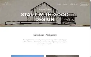Bates Architecture website