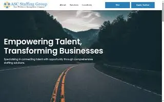 ASC Staffing Group, LLC of Artesia website