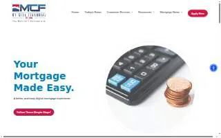 My City Financial website
