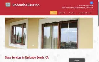 Redondo Glass of Artesia website