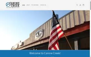 Canine Creek website