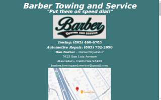 Barber Towing and service