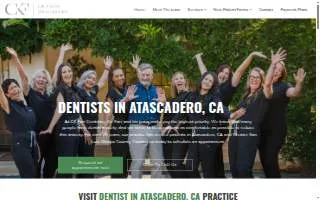 CK Farr Dentistry website